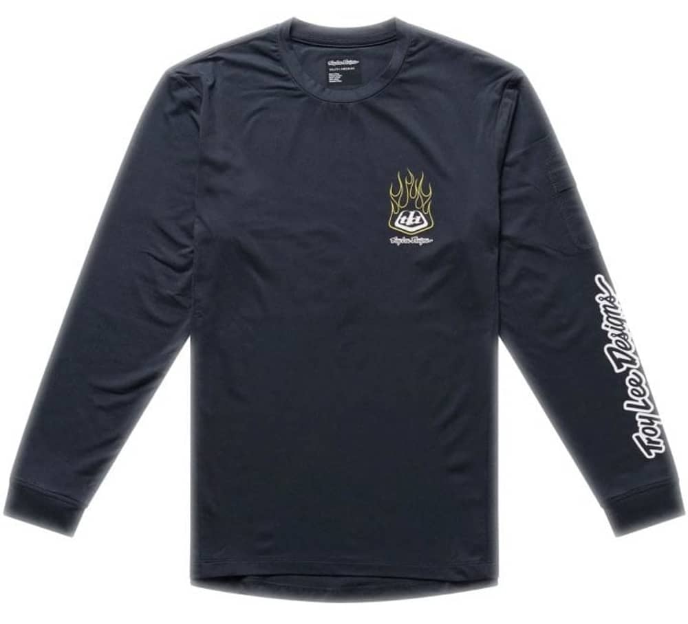Troy Lee Designs Youth Ruckus Ride LS Tee in Carbon - Image 1 of 2