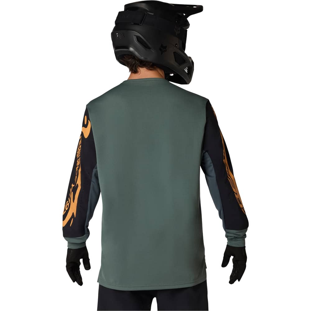 Fox Defend Ls Jersey Creation in Sage - Image 2 of 4
