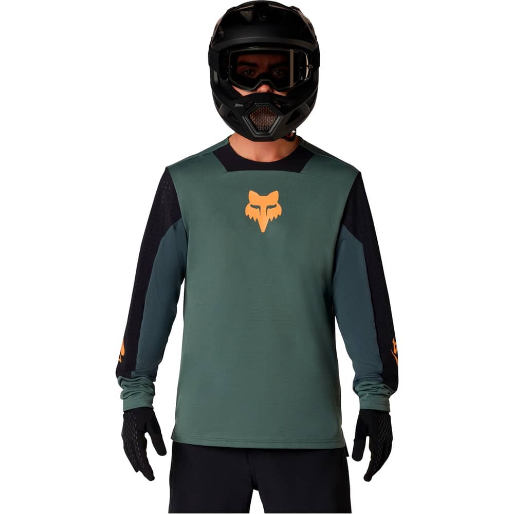 Fox Defend Ls Jersey Creation in Sage - Image 1 of 4