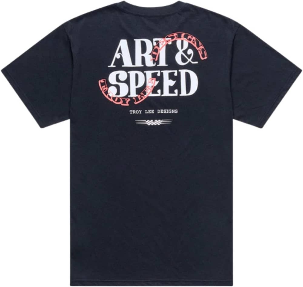Troy Lee Designs Pink Slips SS Tee in Black - Image 2 of 2