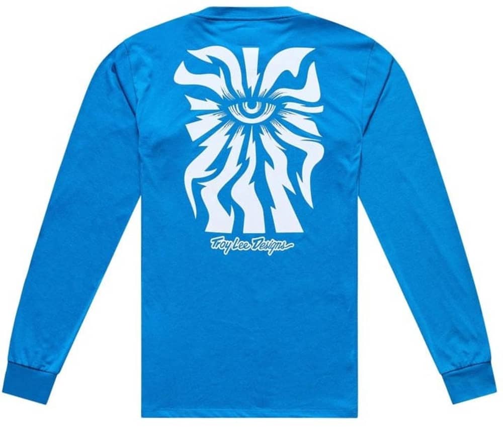 Troy Lee Designs Skyline Ride LS Tee in Aero Blue - Image 1 of 2
