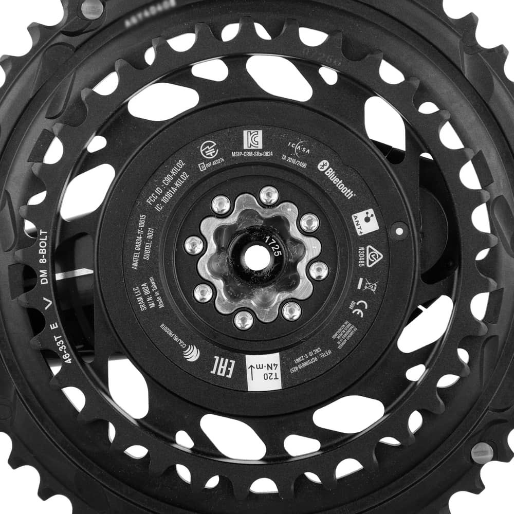 SRAM Red AXS E1 Power Meter Crankset - OE Packaged in Black - Image 3 of 5