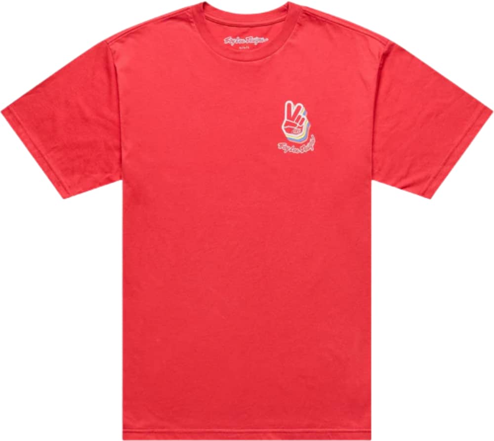 Troy Lee Designs | Deuces Ss T-Shirt Men's | Size Medium In Scarlet