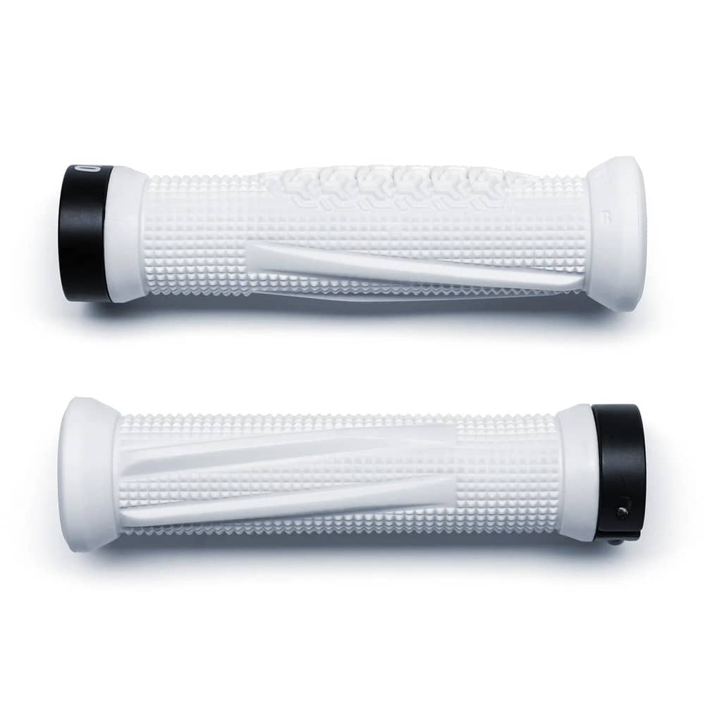 OneUp Components Jackson Goldstone Grips in White - Image 4 of 4