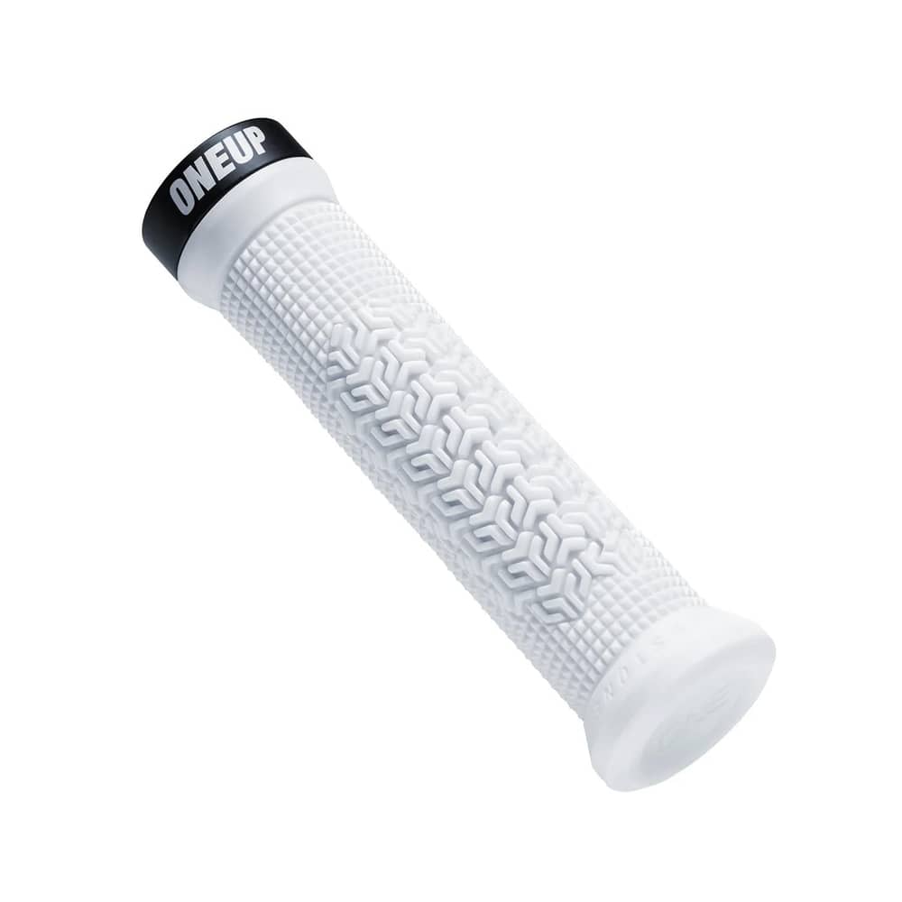 OneUp Components Jackson Goldstone Grips in White - Image 1 of 4