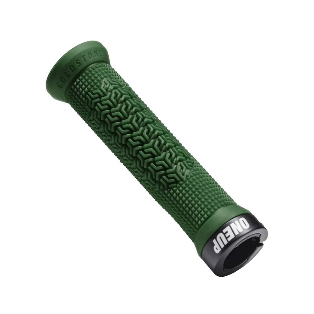 OneUp Components Jackson Goldstone Grips in Dark Green - Image 2 of 4