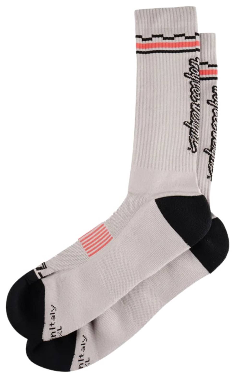 Troy Lee Designs Mens Performance Socks in Checka Light Gray - Image 1 of 1
