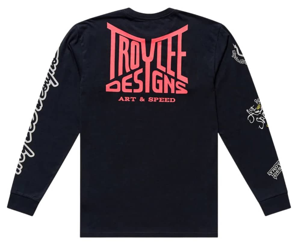 Troy Lee Designs Handlebar LS Tee in Black - Image 2 of 2
