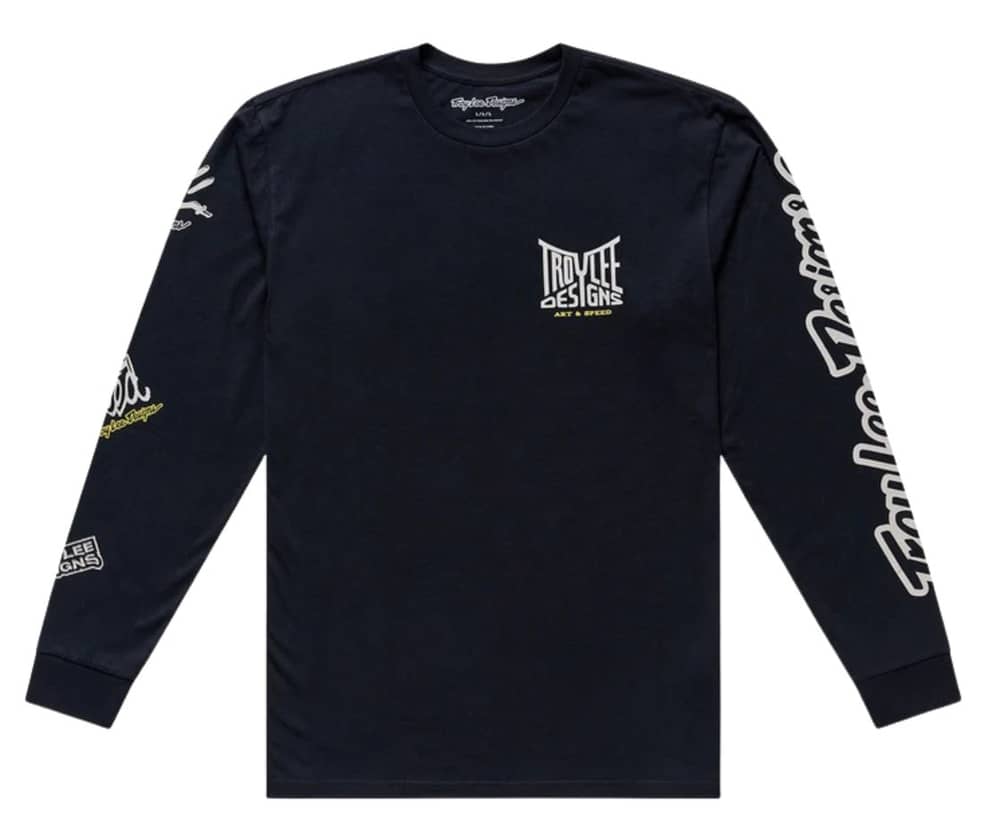 Troy Lee Designs Handlebar LS Tee in Black - Image 1 of 2
