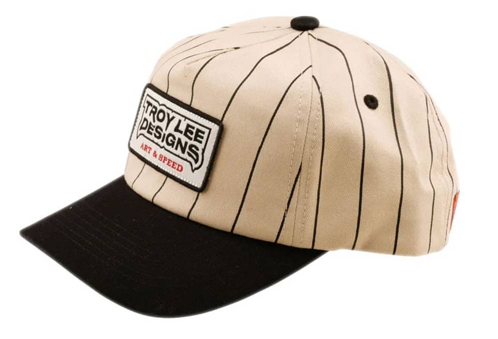 Troy Lee Designs Medieval Unstructured Curved Snapback in Pumice/Black - Image 1 of 2