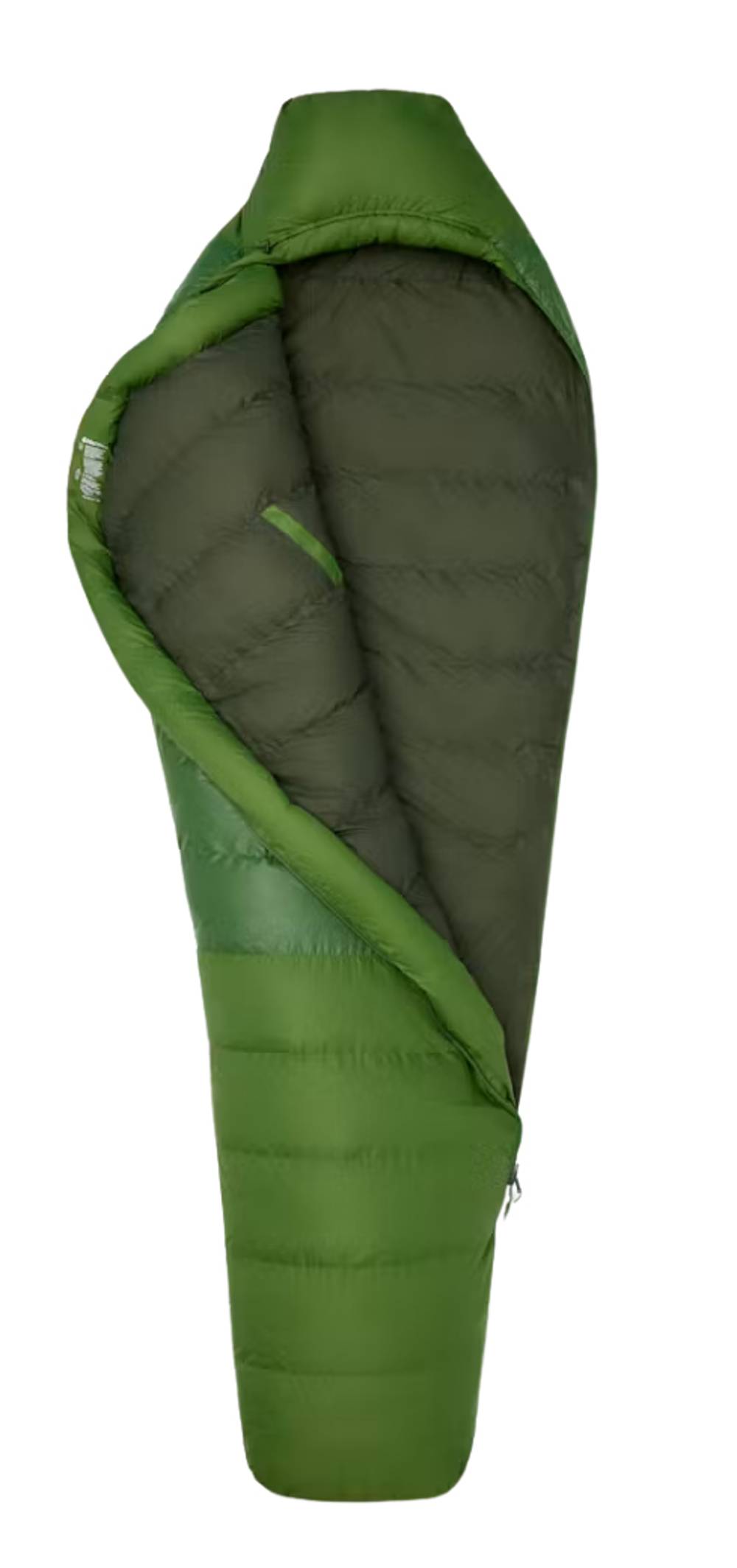 Marmot Mad River 30 Short Sleeping Bag in Foliage/Rosin Green - Image 3 of 4