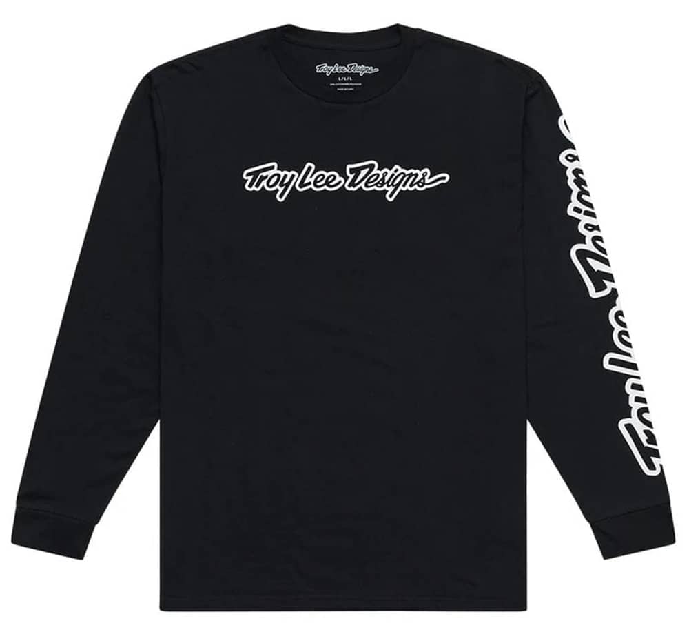 Troy Lee Designs LS Tee in Black - Image 1 of 2