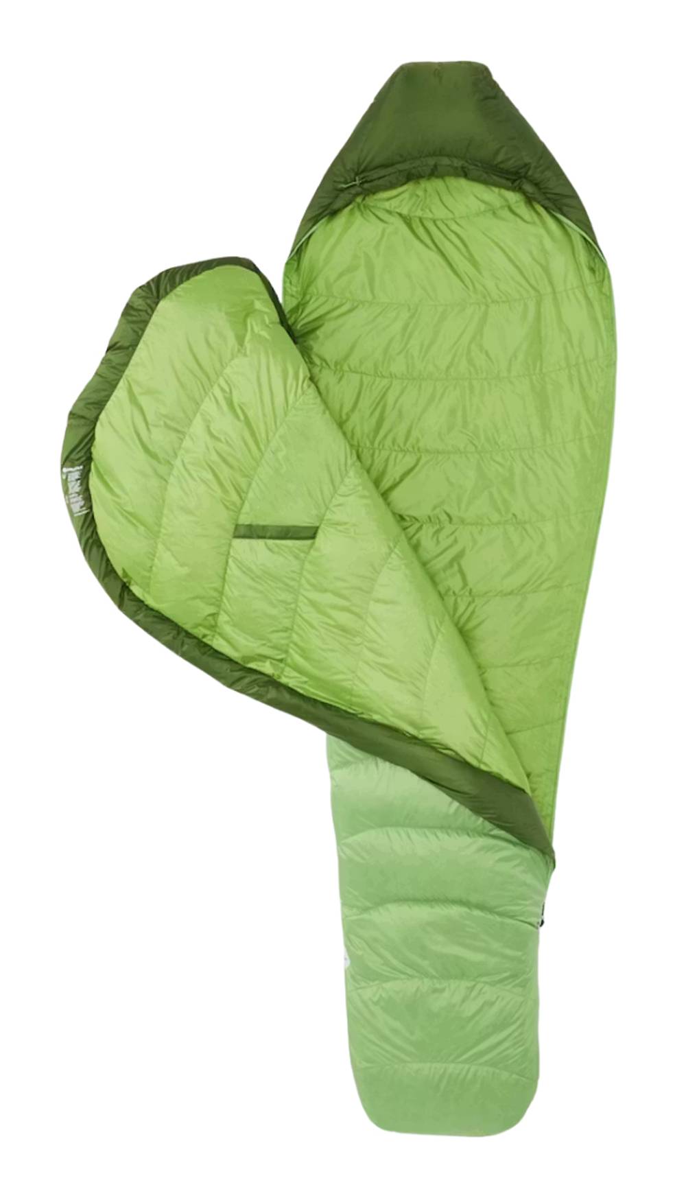 Marmot Hydrogen Sleeping Bag in Foliage/Kiwi - Image 3 of 4