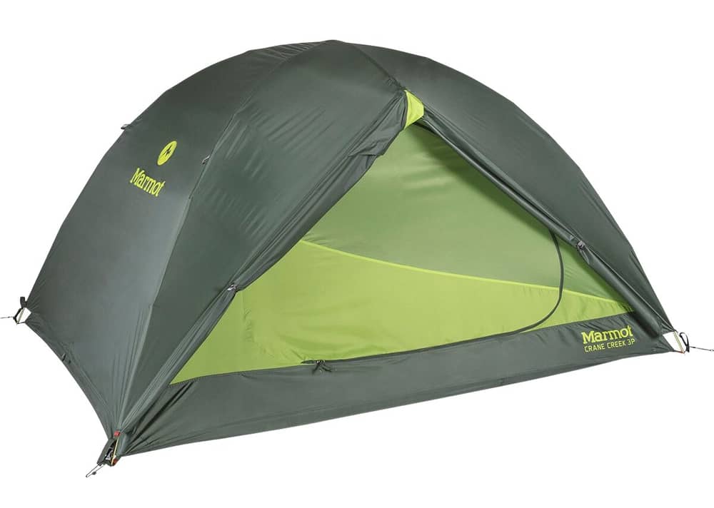 Marmot Crane Creek 3P Tent in Macaw Green/Crocodile - Image 3 of 4
