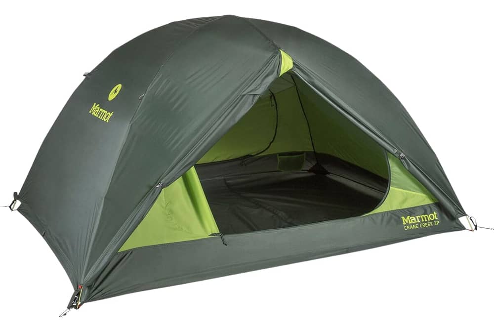 Marmot Crane Creek 3P Tent in Macaw Green/Crocodile - Image 1 of 4
