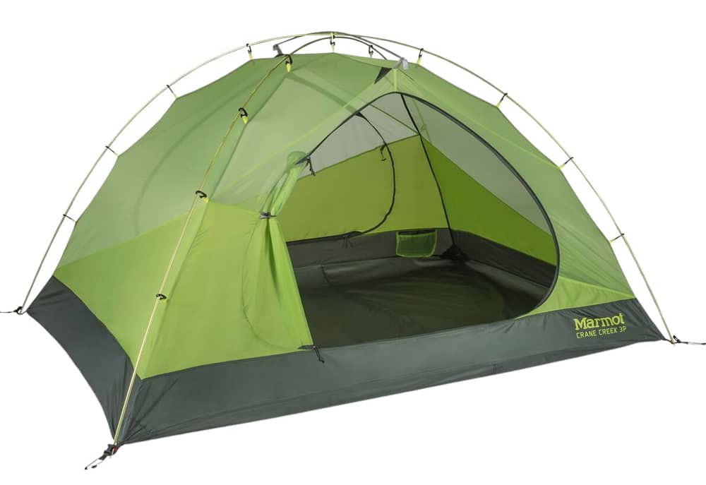 Marmot Crane Creek 3P Tent in Macaw Green/Crocodile - Image 4 of 4