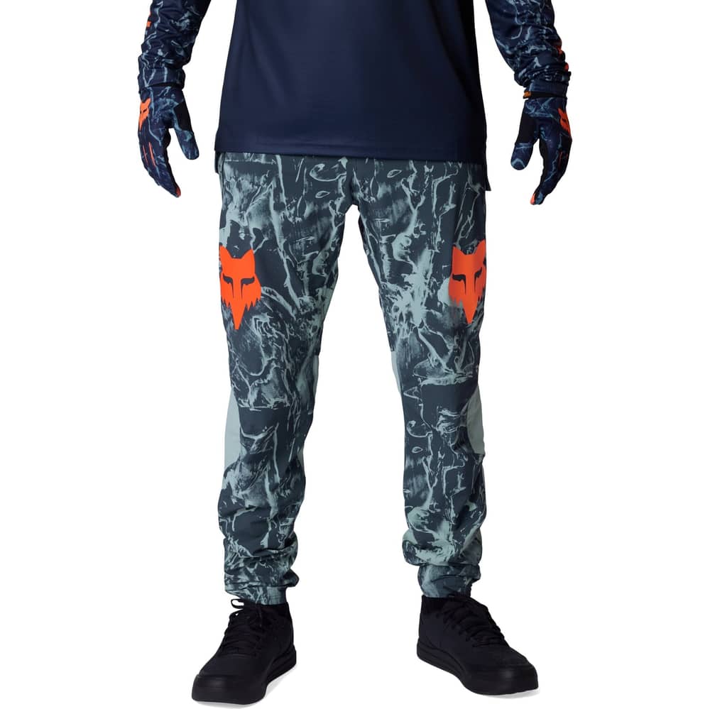 Fox Ranger Pant Image Print in Arctic Blue - Image 3 of 6