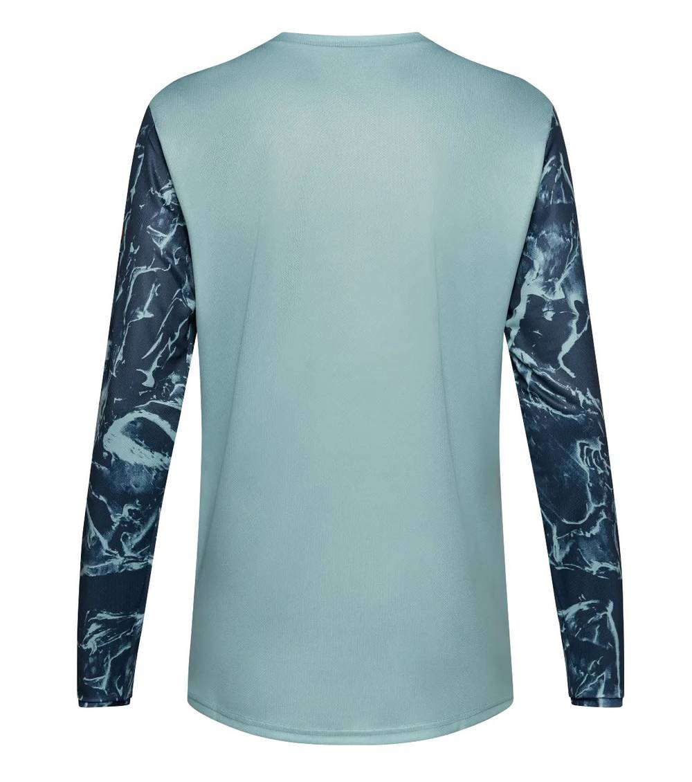 Fox Ranger Ls Jersey Image Print in Arctic Blue - Image 2 of 2