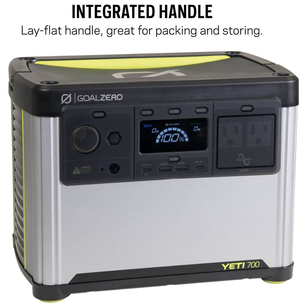 GOAL ZERO YETI 700 6G 120V Power Station in White/Black - Image 2 of 3