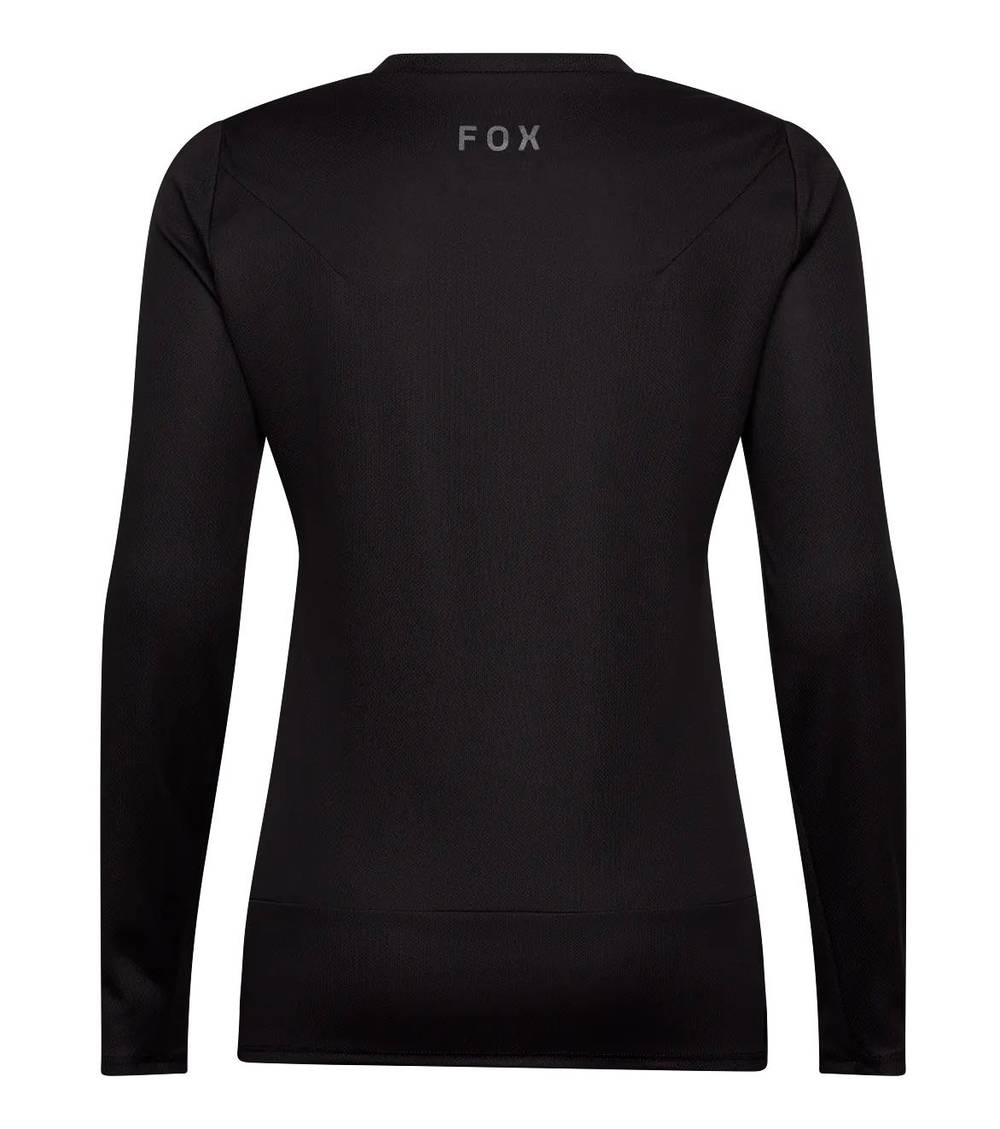 Fox W Ranger Ls Jersey Fox Head in Black - Image 1 of 2