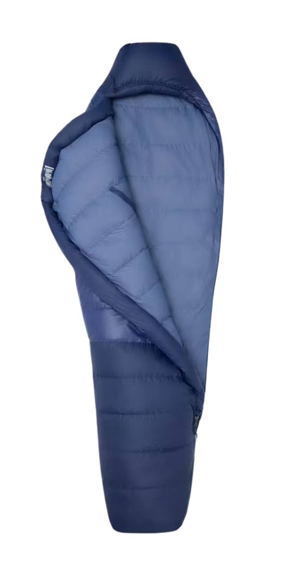 Marmot Mad River 15 Long Sleeping Bag in Arctic Navy/Arctic Mist - Image 2 of 3
