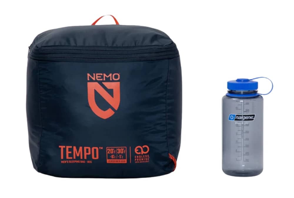 Nemo Tempo Mens 20 Endless Promise Sleeping Bag in Stormy Night/Blue Horizon - Image 3 of 3