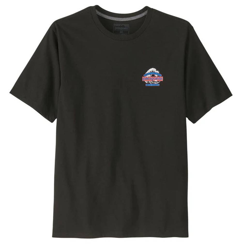 Patagonia Men's Great Waves Responsibili-Tee in Black - Image 2 of 2