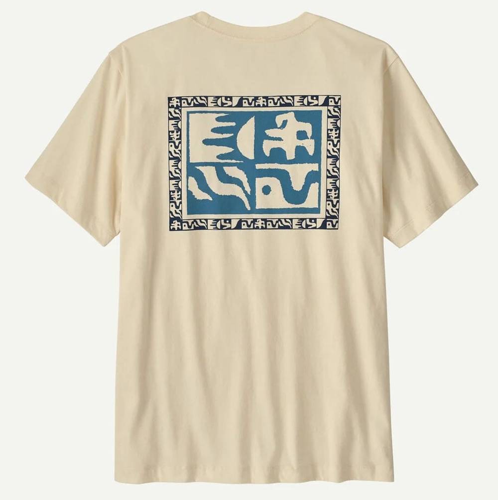 Patagonia Men's Mother Rays T-Shirt in Undyed Natural - Image 2 of 2