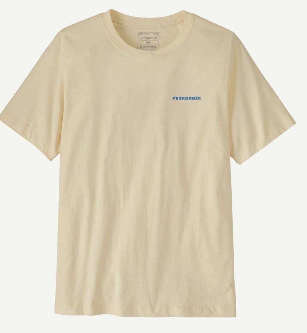 Patagonia Men's Mother Rays T-Shirt in Undyed Natural - Image 1 of 2