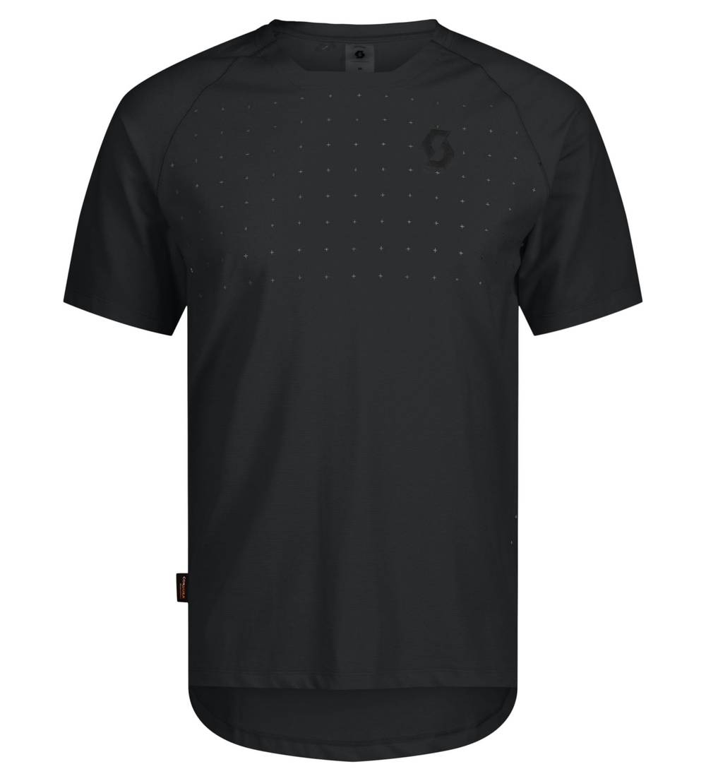 SCOTT Tee M's Trail Vertic Pro SS in Black - Image 2 of 2