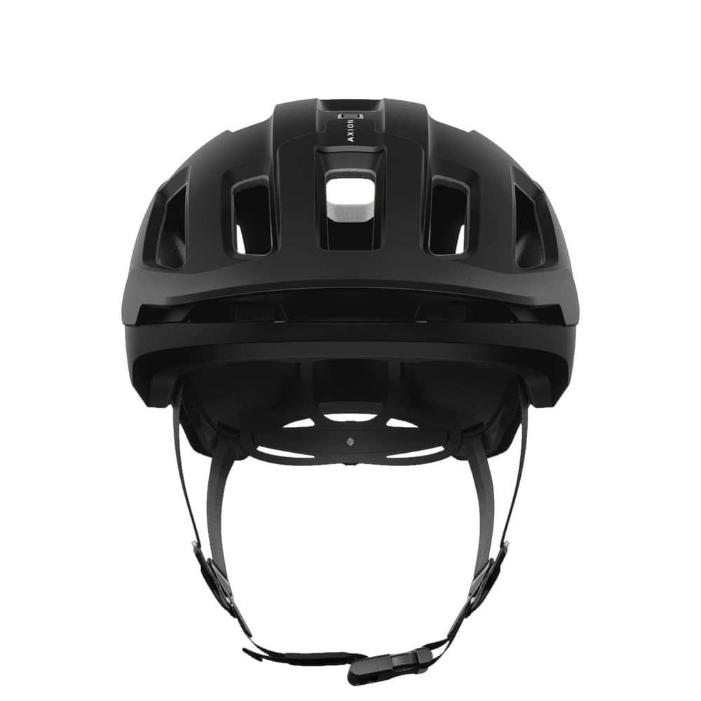POC Axion Race MIPS Helmet in Uranium Black Matte/Hydrogen White - Image 2 of 4