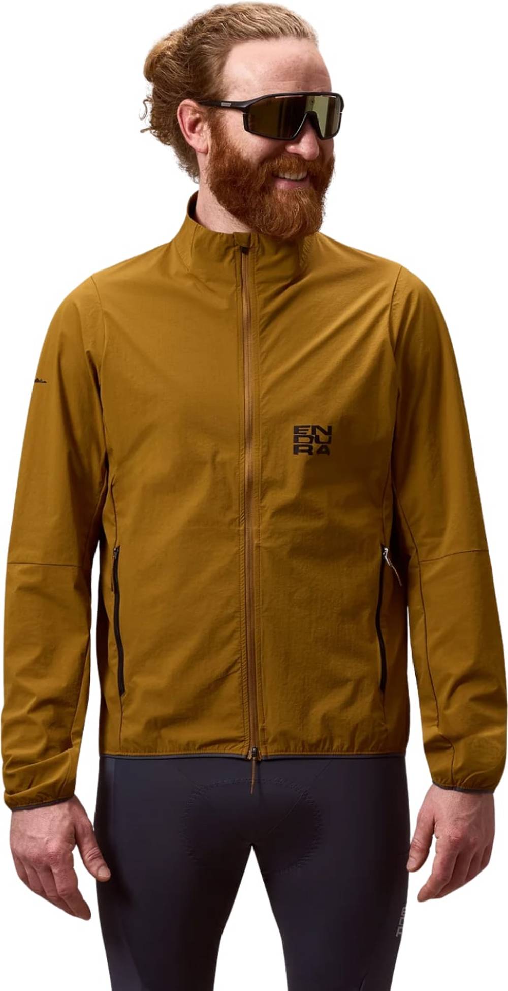Endura AllTrack Ride Packable Jacket in Trail Bronze - Image 1 of 2