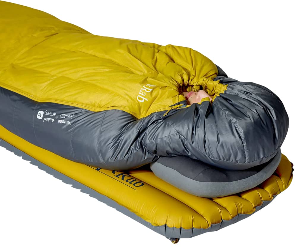 Rab Neutrino -12C / 10F Sleeping Bag in Graphene/Dark Pollen - Image 3 of 4