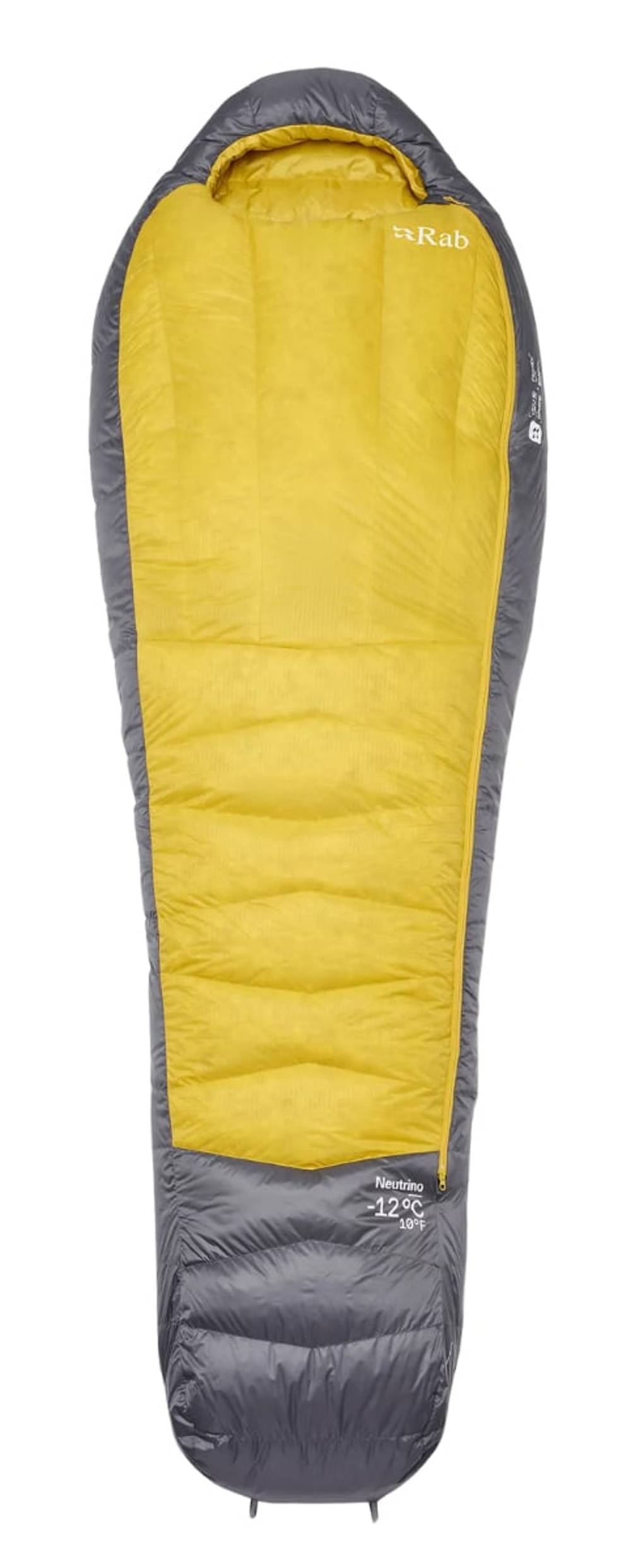 Rab Neutrino -12C / 10F Sleeping Bag in Graphene/Dark Pollen - Image 1 of 4