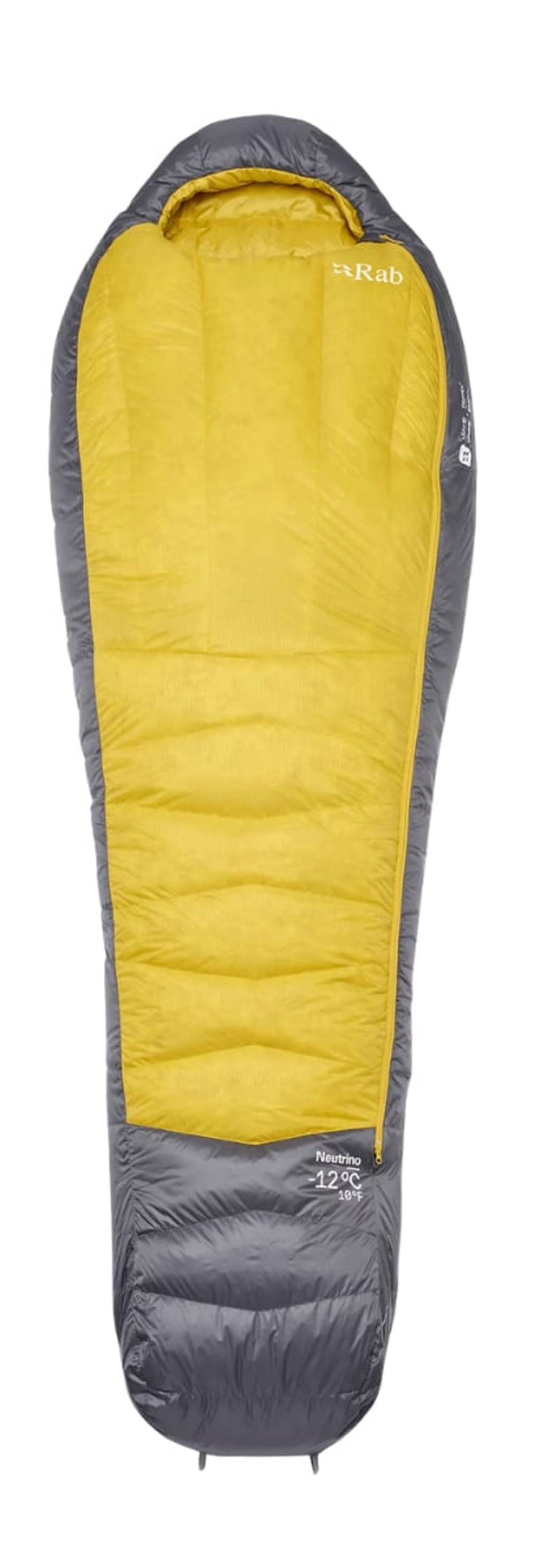 Rab Neutrino -6C / 20F Sleeping Bag in Graphene/Dark Pollen - Image 1 of 3