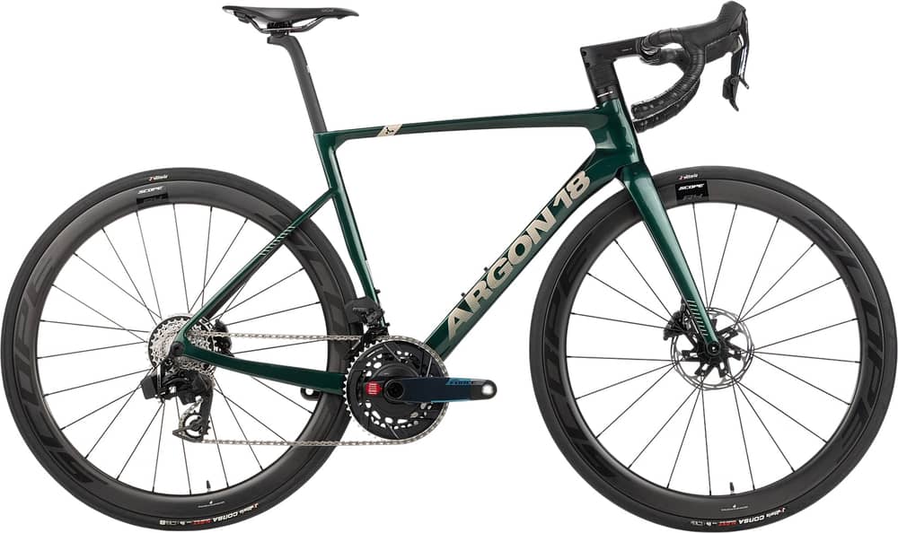 Argon 18 SUM Force AXS Bike 2026 in British Racing Green - Image 1 of 5