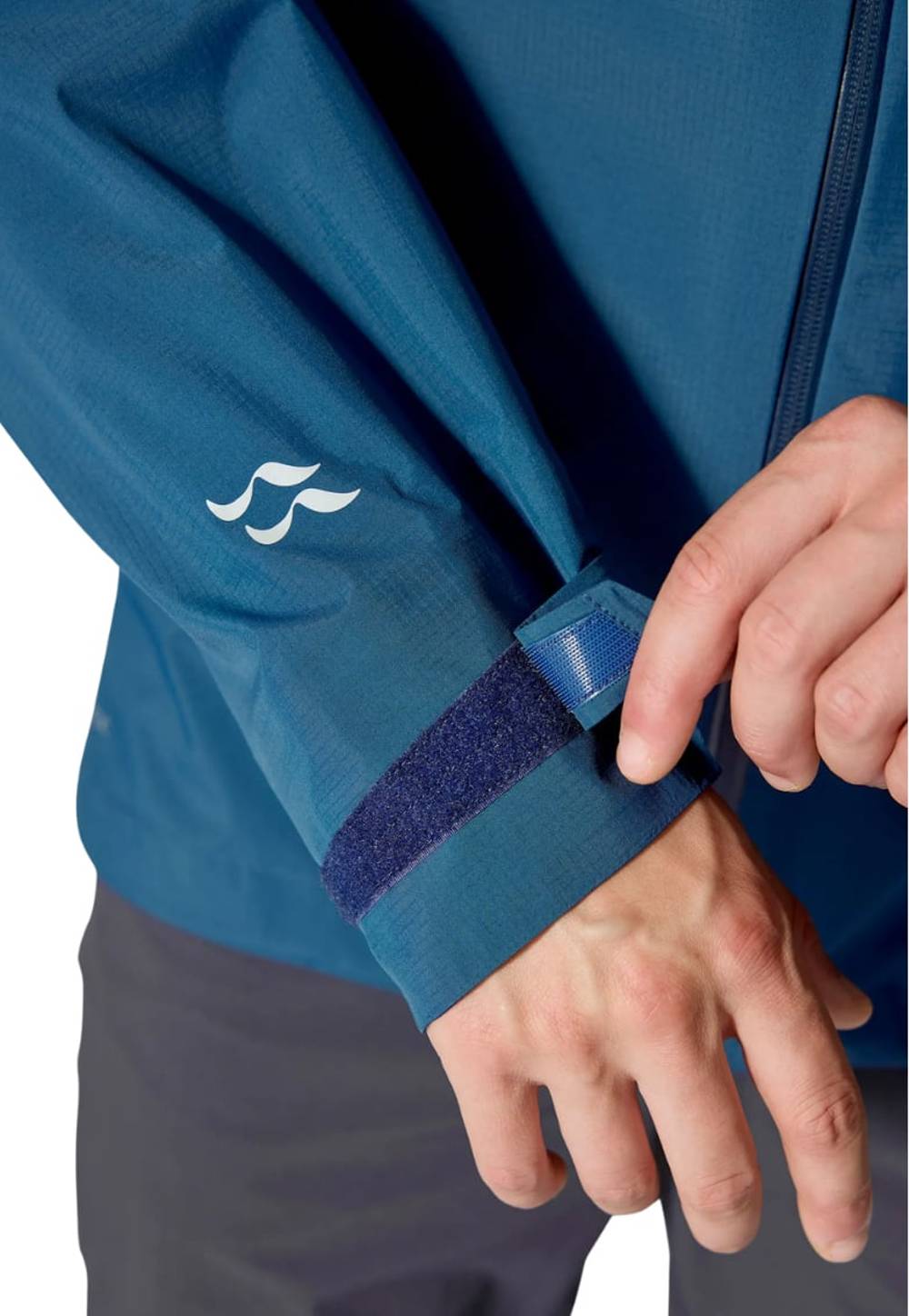 Rab Downpour Mountain Jacket in Tempest Blue - Image 4 of 4
