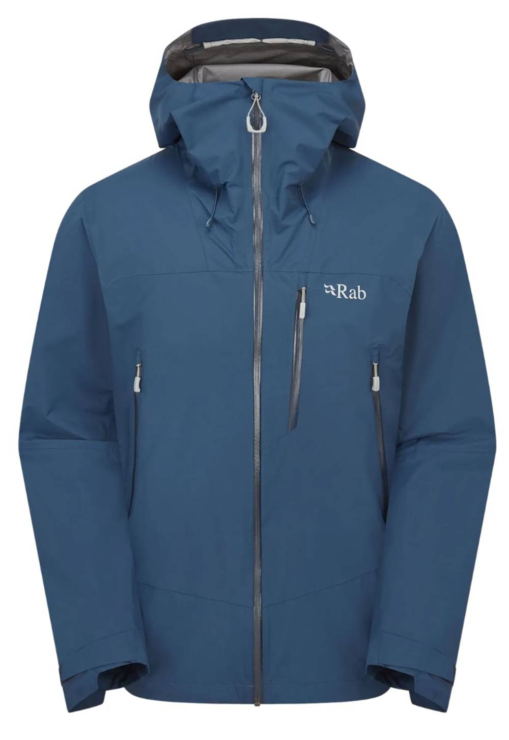 Rab Downpour Mountain Jacket in Tempest Blue - Image 1 of 4