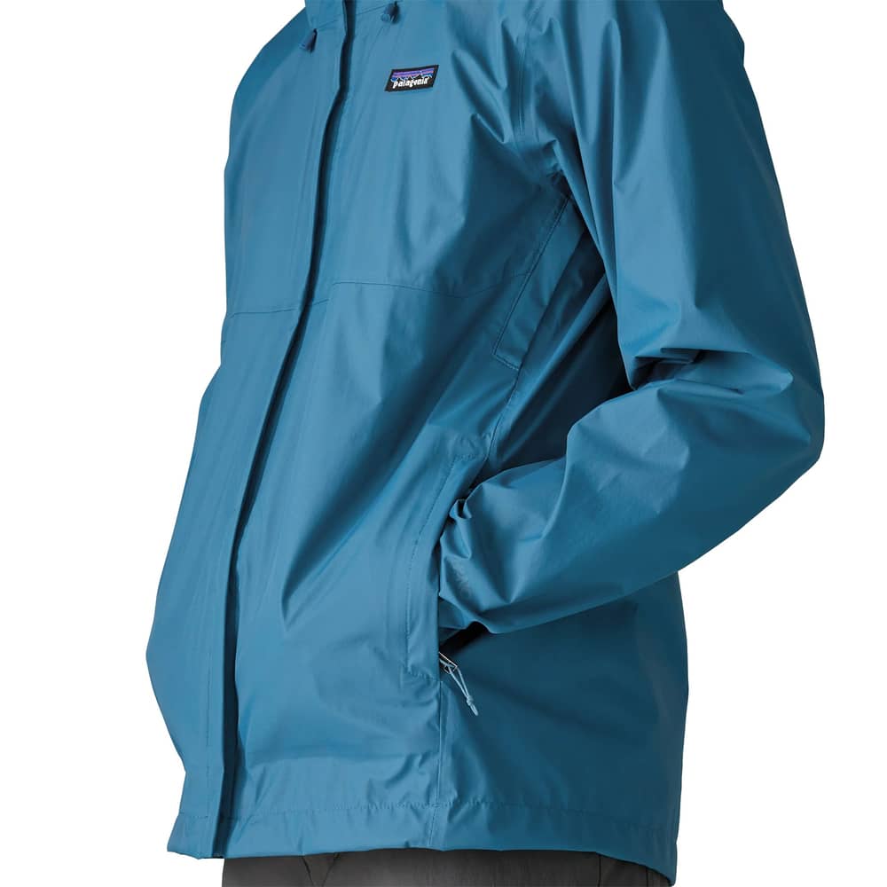 Patagonia Men's Torrentshell 3L Rain Jacket in Aquatic Blue - Image 2 of 3