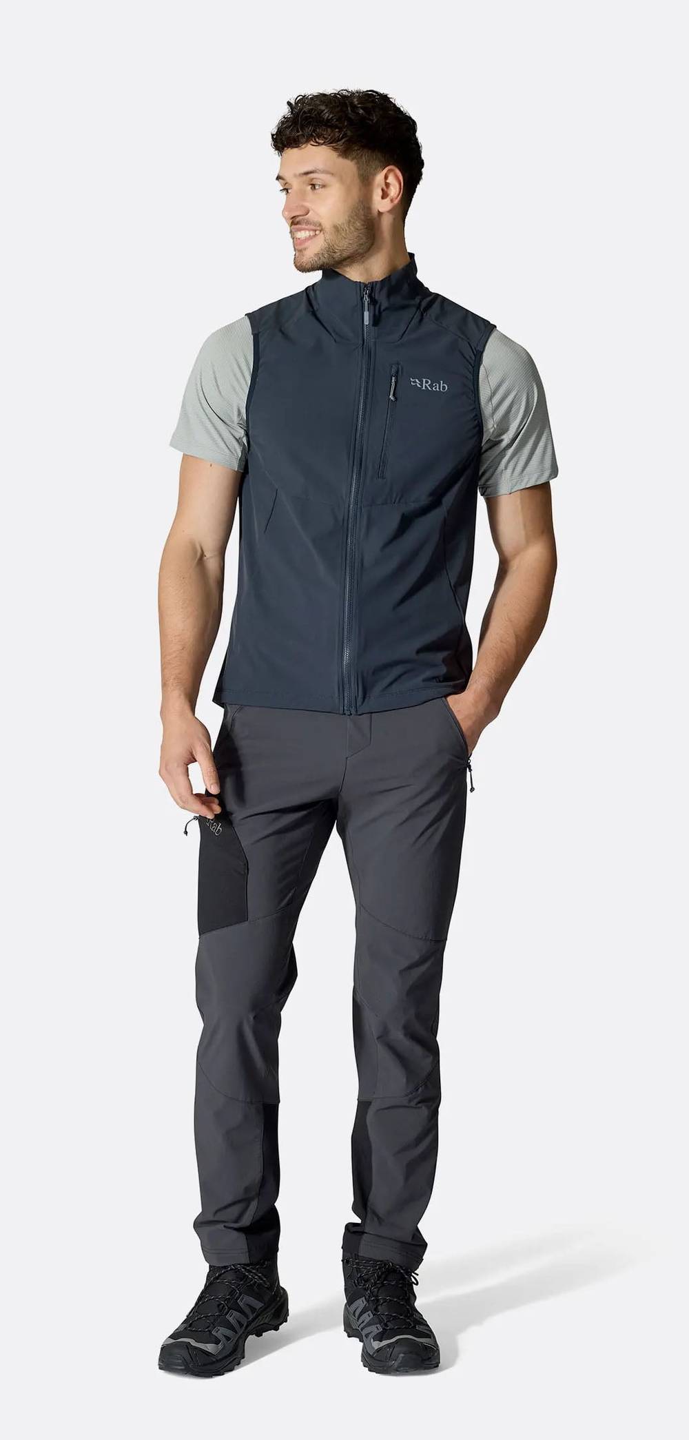 Rab Borealis Vest in Beluga - Image 1 of 3