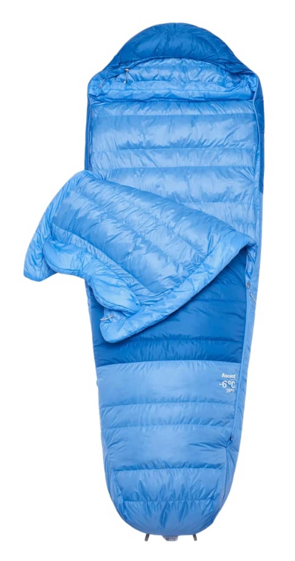 Rab Ascent 0C / 32F Sleeping Bag in Tempest Blue/Maya Blue - Image 2 of 3