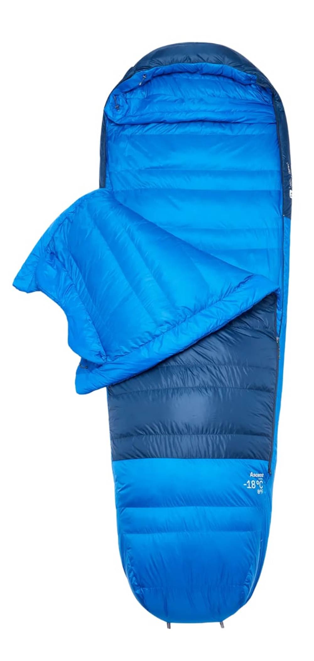 Rab Ascent -12C / 10F Wmns Sleeping Bag in Dark Bluebird/Bluebird - Image 2 of 3