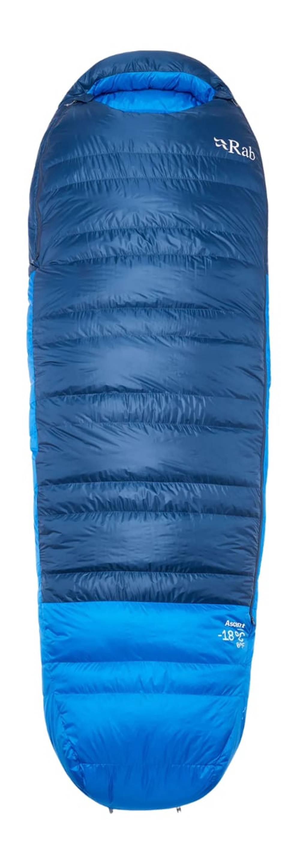Rab Ascent -12C / 10F Wmns Sleeping Bag in Dark Bluebird/Bluebird - Image 1 of 3