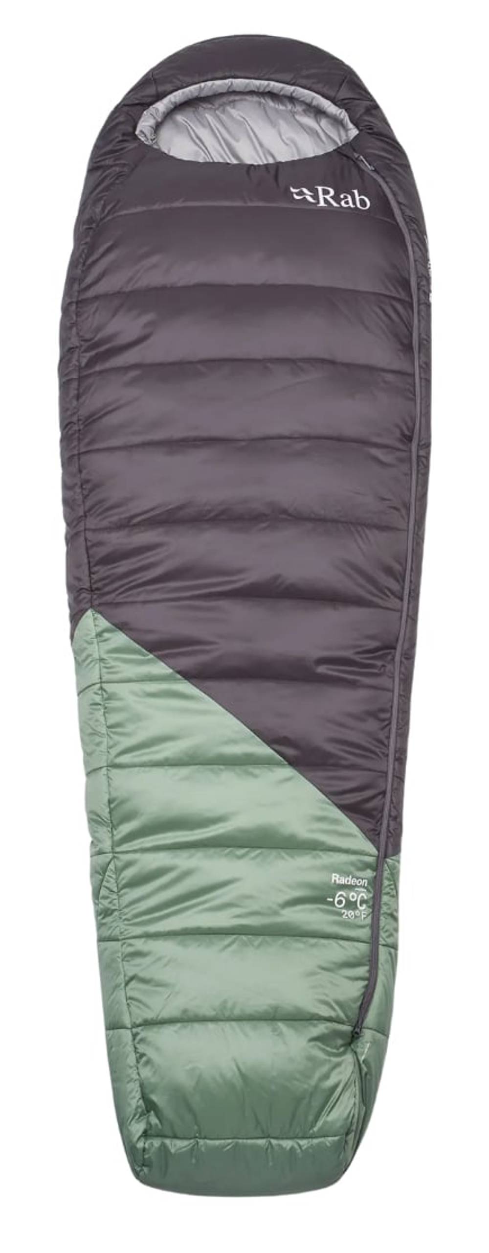Rab Radeon -6C / 20F Wmns Sleeping Bag in Dark Fig Green/Graphene - Image 1 of 2