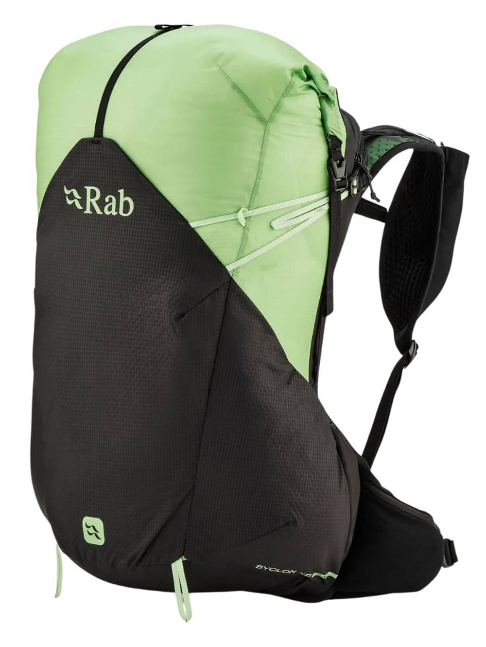 Rab Syclon XP 28L ND Backpack in Black/Dark Fig Green - Image 1 of 3