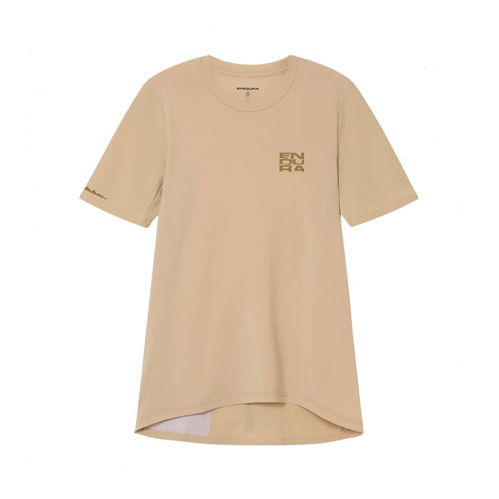 Endura AllTrack Ride S/S Tech Tee in Sand - Image 1 of 4