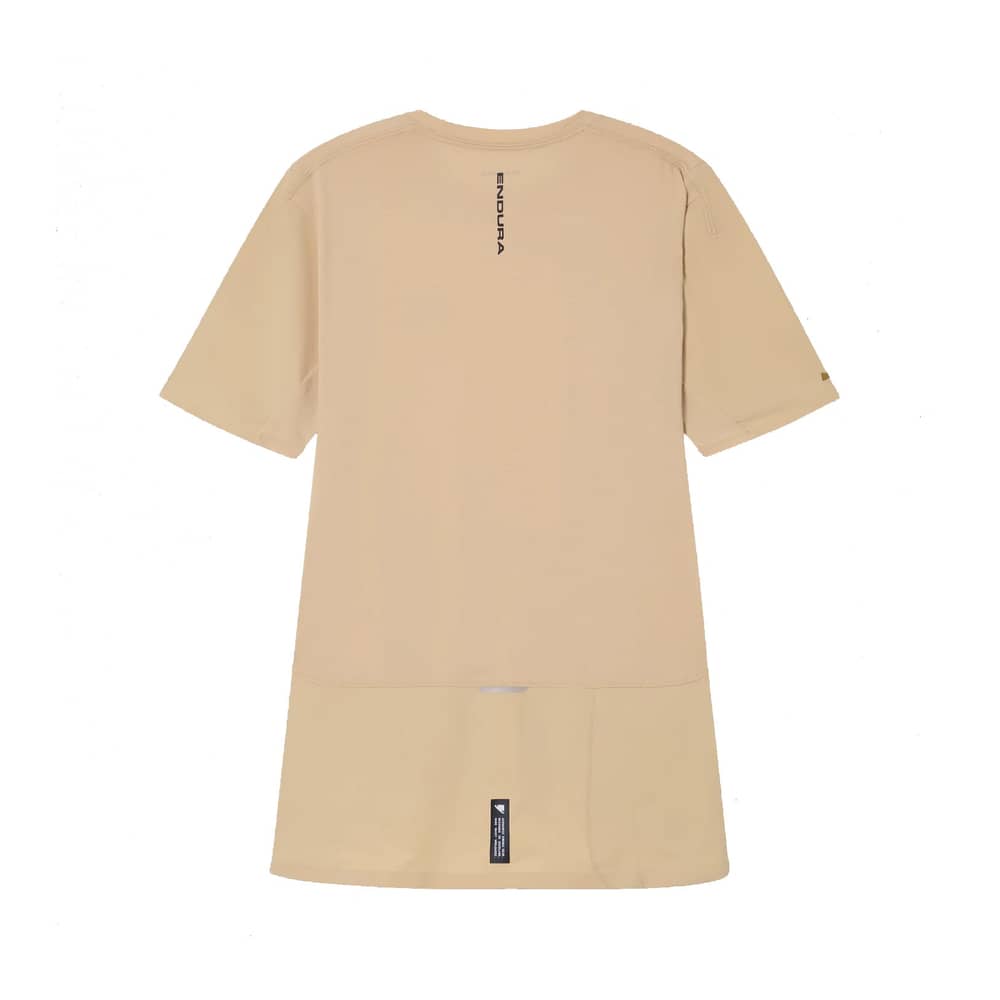 Endura AllTrack Ride S/S Tech Tee in Sand - Image 3 of 4