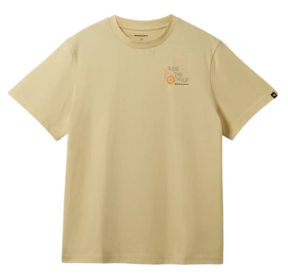 Endura Ride The Wild Graphic Tee in Light Sand - Image 1 of 3