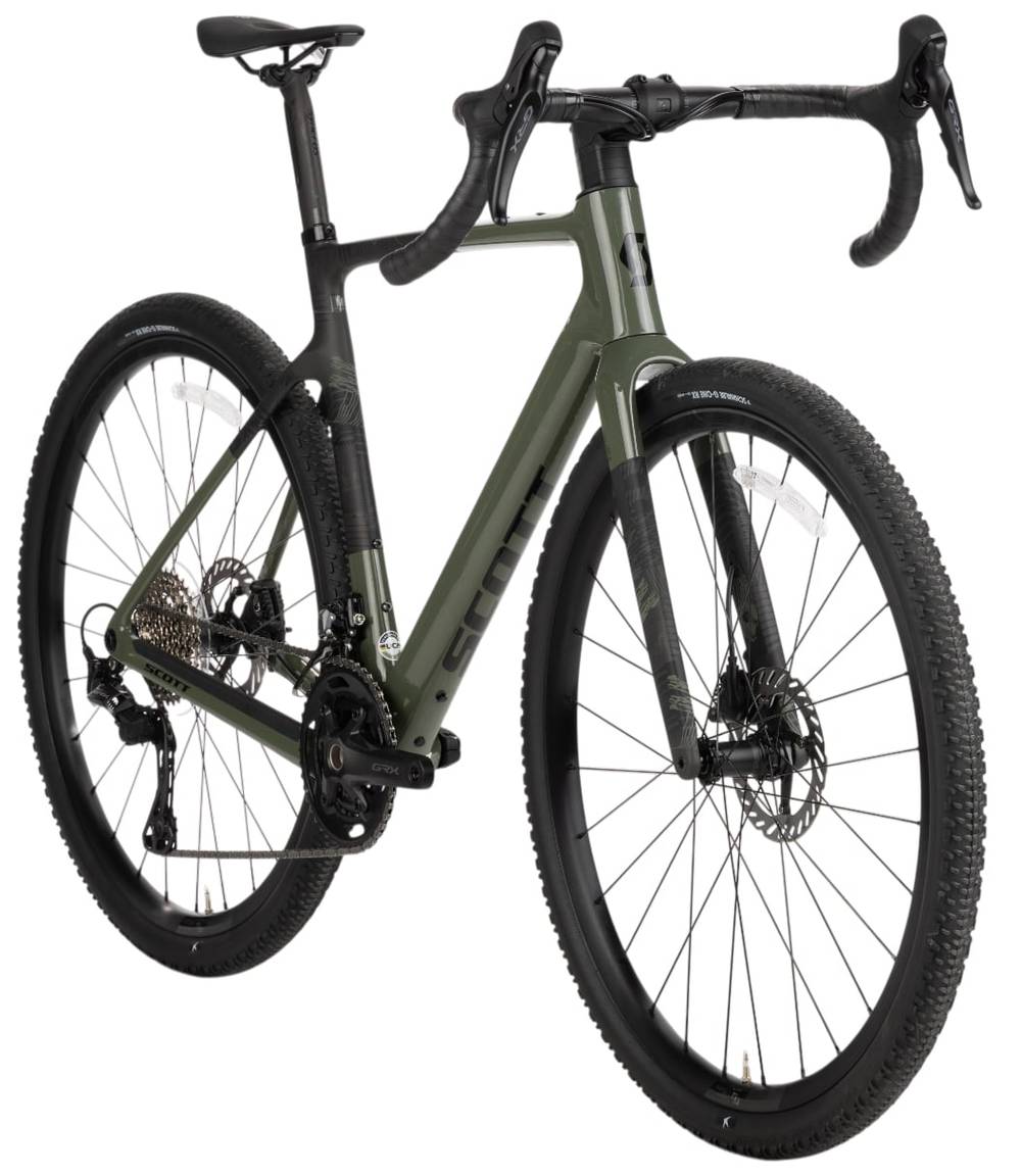 Scott Addict Gravel 40 Bike 2026 in Wenge Green - Image 3 of 5