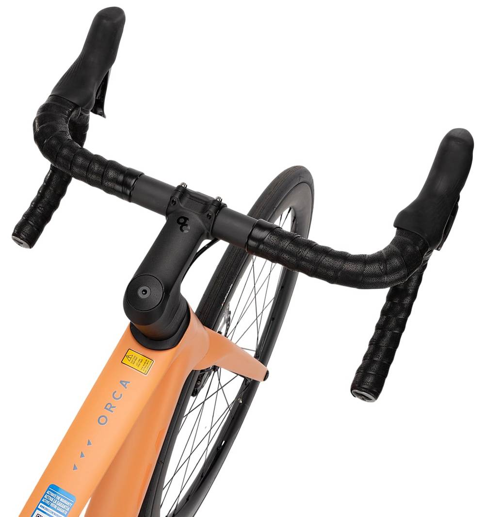 Orbea Orca M30i LTD PWR Bike in Orange/Blue - Image 6 of 6